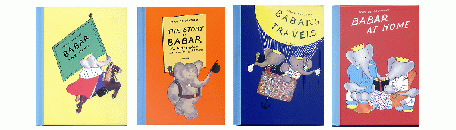 「BABAR THE KING」 「THE STORY OF BABAR」 「BABAR'S TRAVELS」 「BABAR AT HOME」