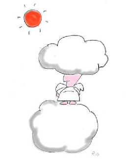 ｢きょうは くもりですね｡｣